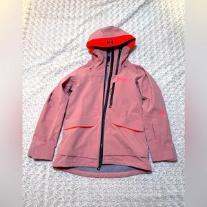 Rare Dusty Rose Helly Hansen Classic Powderqueen ULLR Jacket W. Sz S. Like New.
